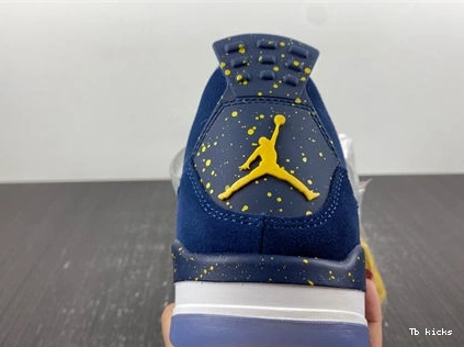 Reps TBK Michigan 3938 Retro 4 Soft Jordan AJ4- 1014